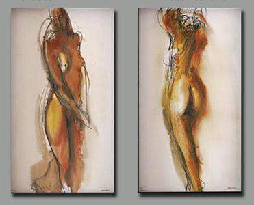 Dafen Oil Painting on canvas the nude girl -set169